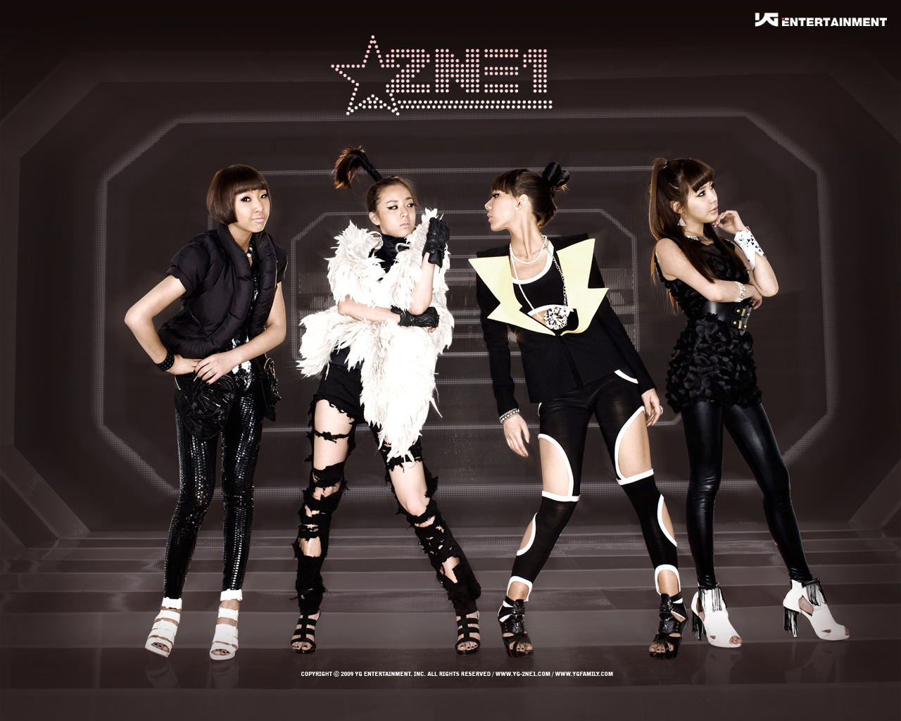 最新2ne1女子组合壁纸