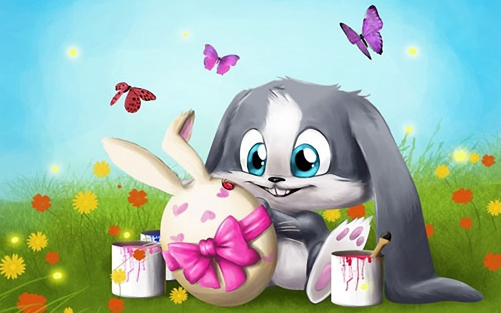 schnuffel bunny 卡通兔子壁纸