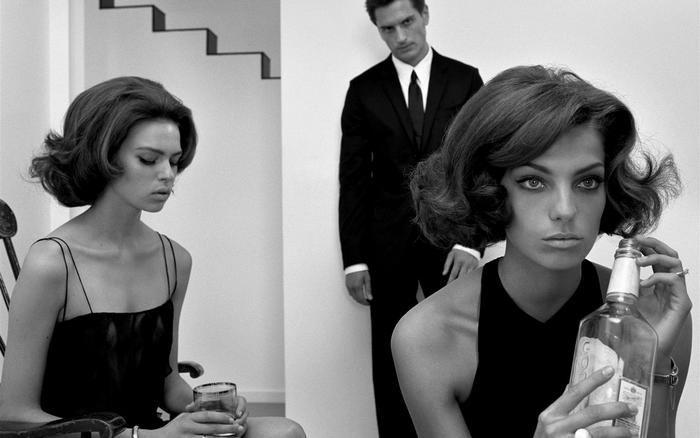 加拿大超模daria werbowy 达莉亚·沃波依演绎黑白复古意大利风