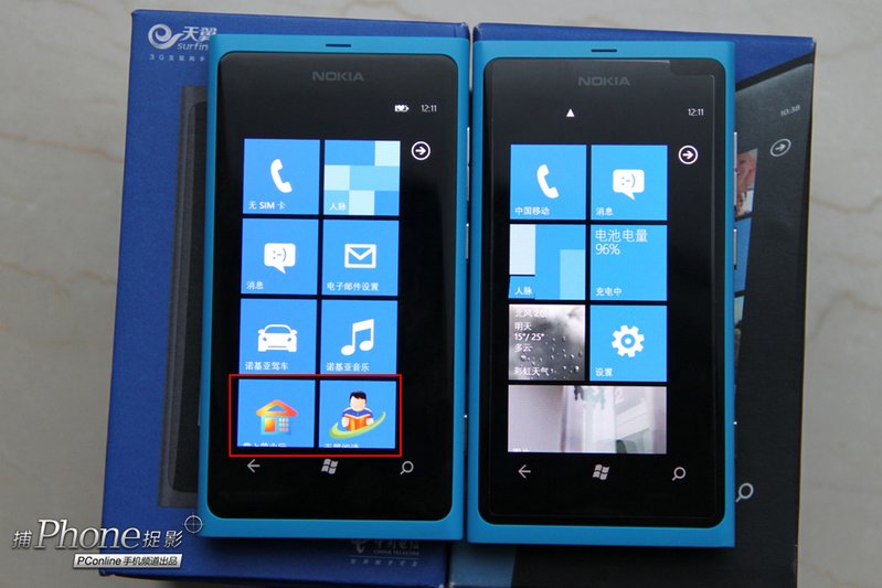 外观很时尚 电信版诺基亚Lumia 800C手机图赏