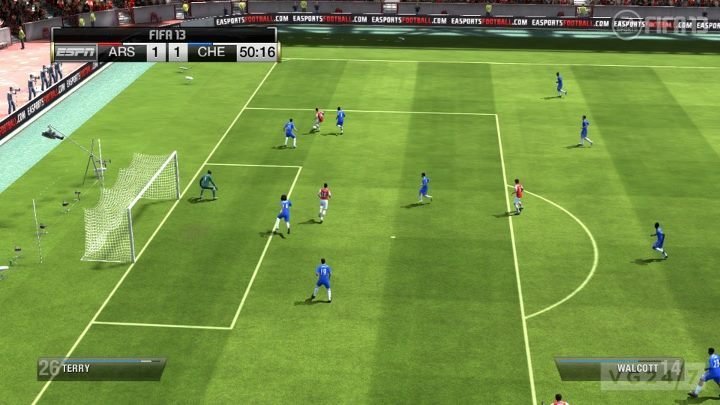 Wii U版《FIFA 13》画面放出 加入首发阵容图