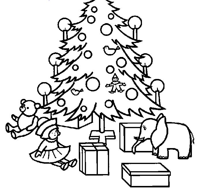 圣诞树简笔画:迷你圣诞树_ 圣诞树简笔画