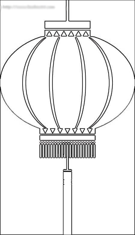 元宵节花灯- 皮蓬儿童简笔画; 灯笼简笔画:大红灯笼高高挂;; 儿童简笔