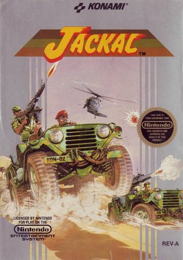 机游戏封面设计图赏 《赤色要塞》:这是一款在1988年推出的过关fc游戏