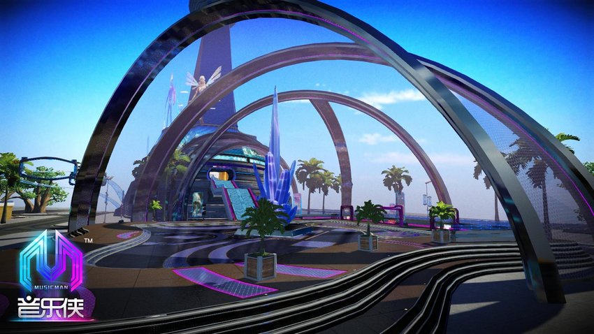 《音乐侠》最美虚拟世界壁纸