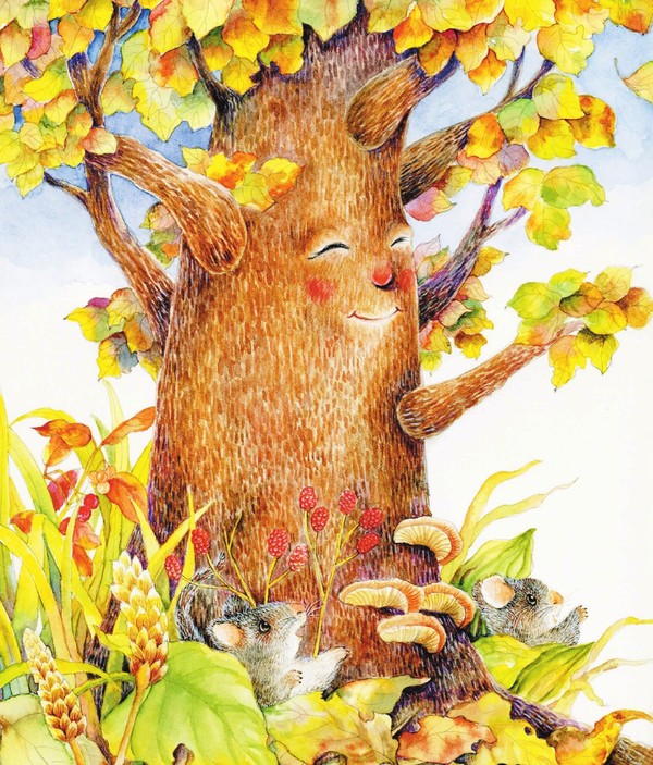 《新美南吉童话》之去年的树绘本连载