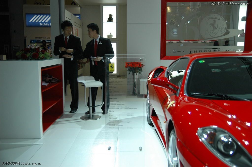 法拉利F430車展高清大圖