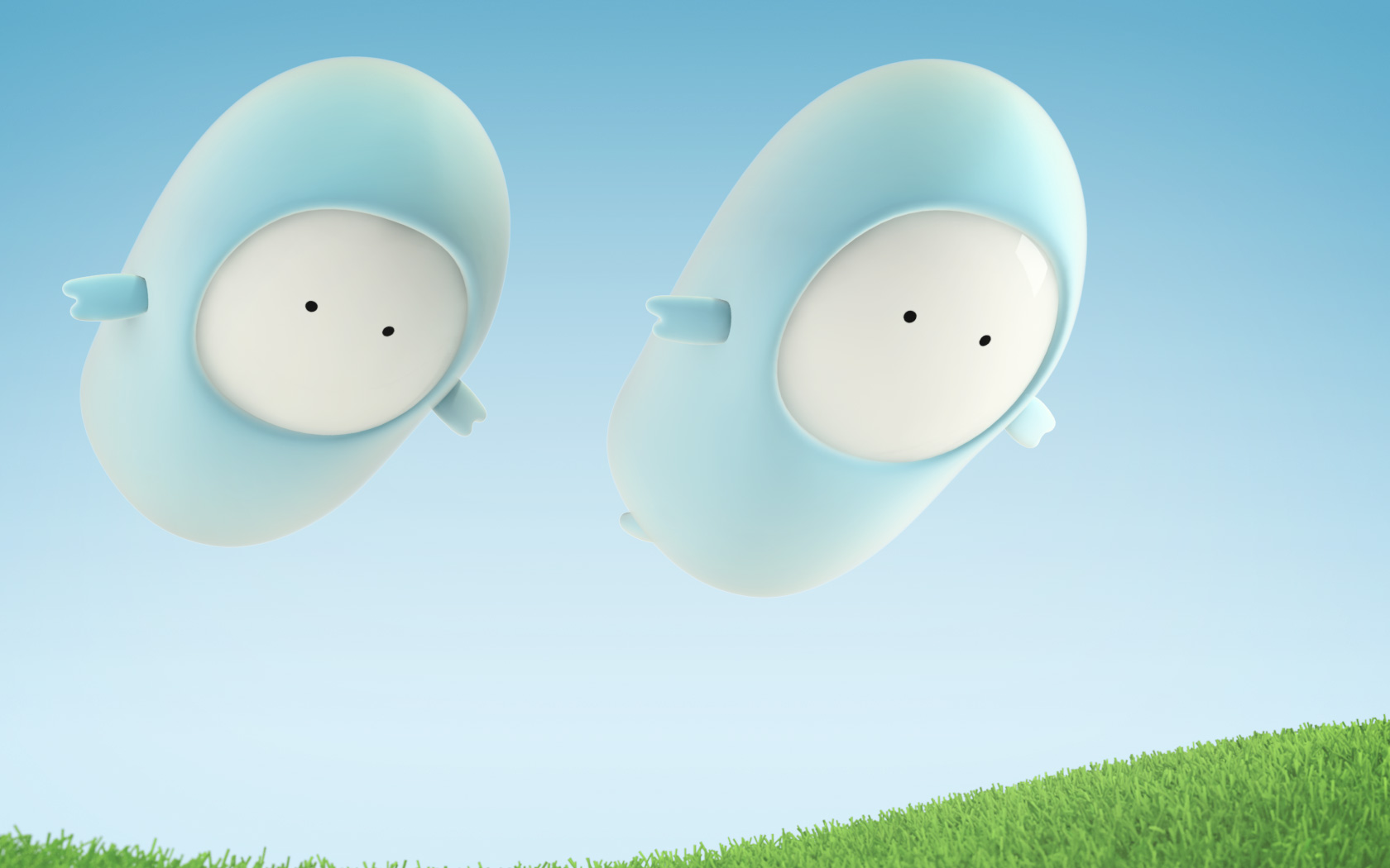 可爱3d艺术卡通壁纸